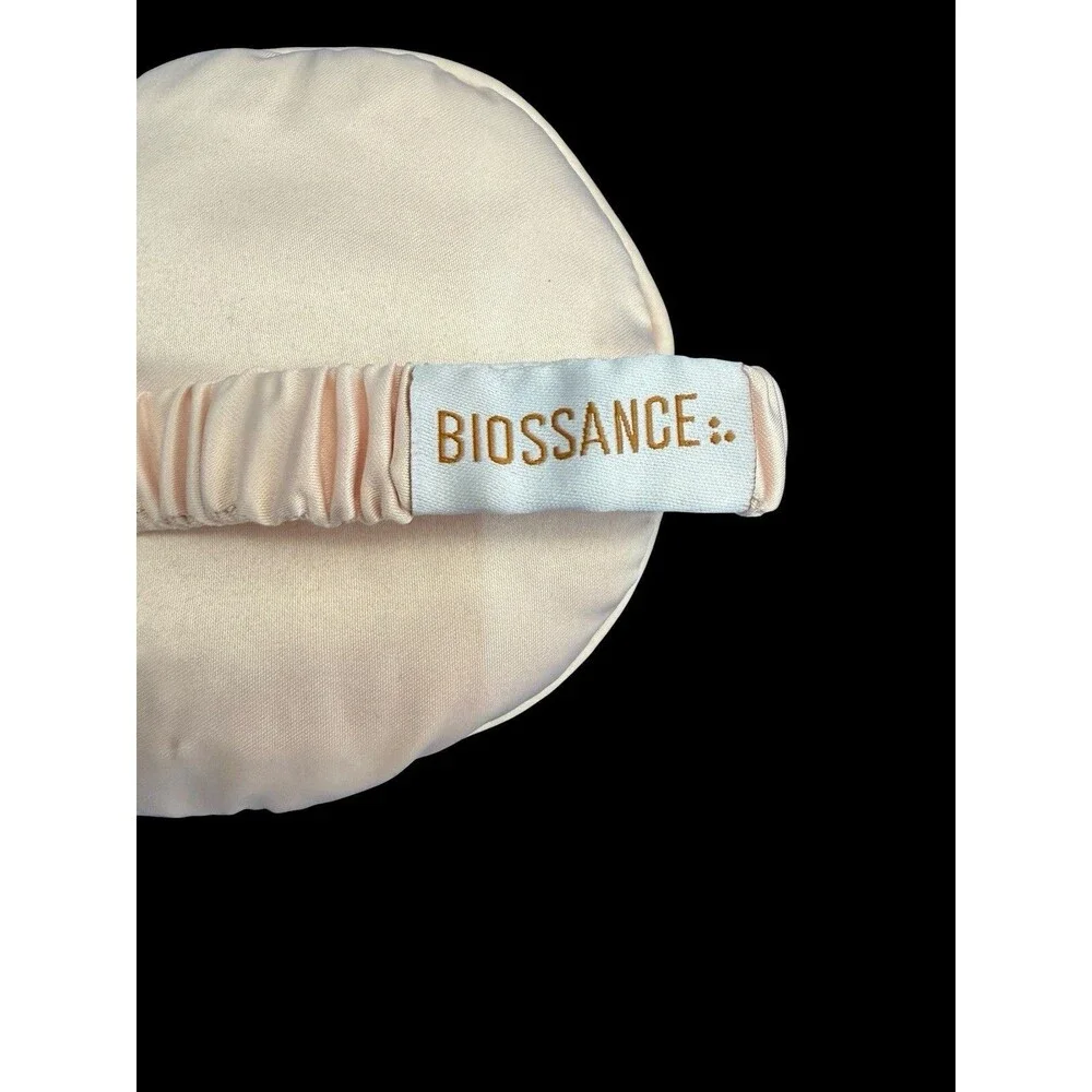 Biossance Blush Silk Eye Mask and Pouch BNWOT Elegant